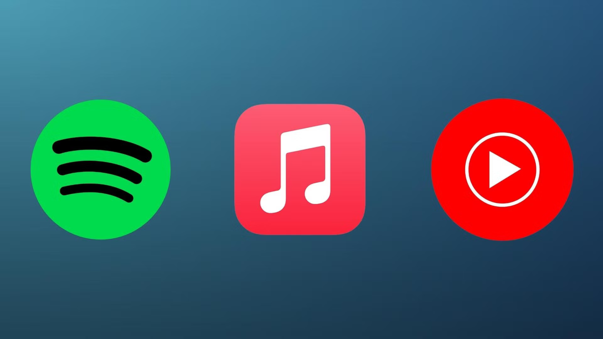 spotify vs youtube music vs apple music